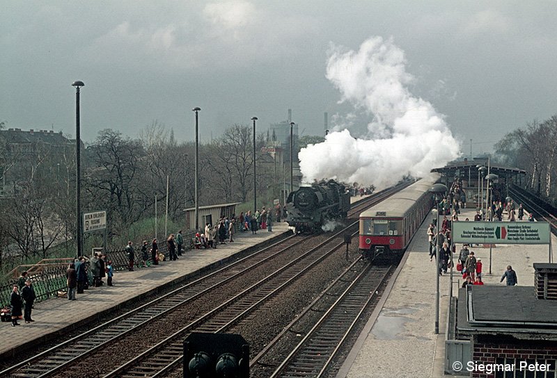 Bild: Zugverkehr im Frühjahr 1977