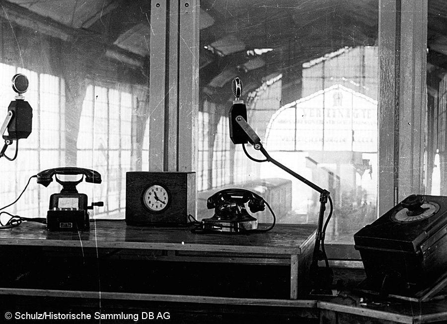 Bild: Abfertigungsturm Friedrichstraße Innenansicht