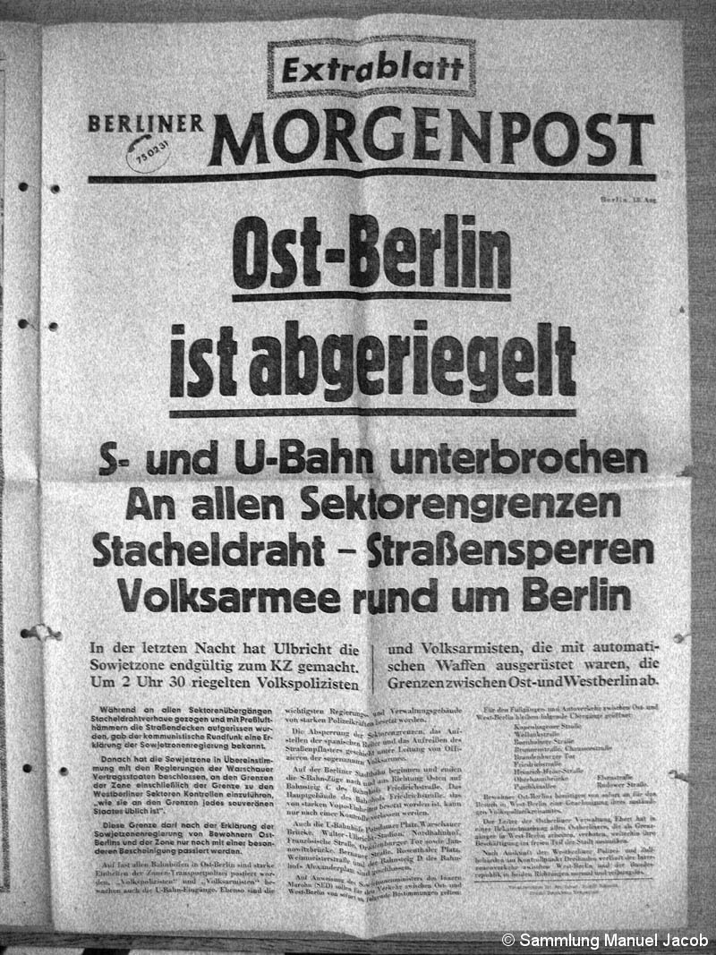 Bild: Faksimilie Berliner Moregnpost