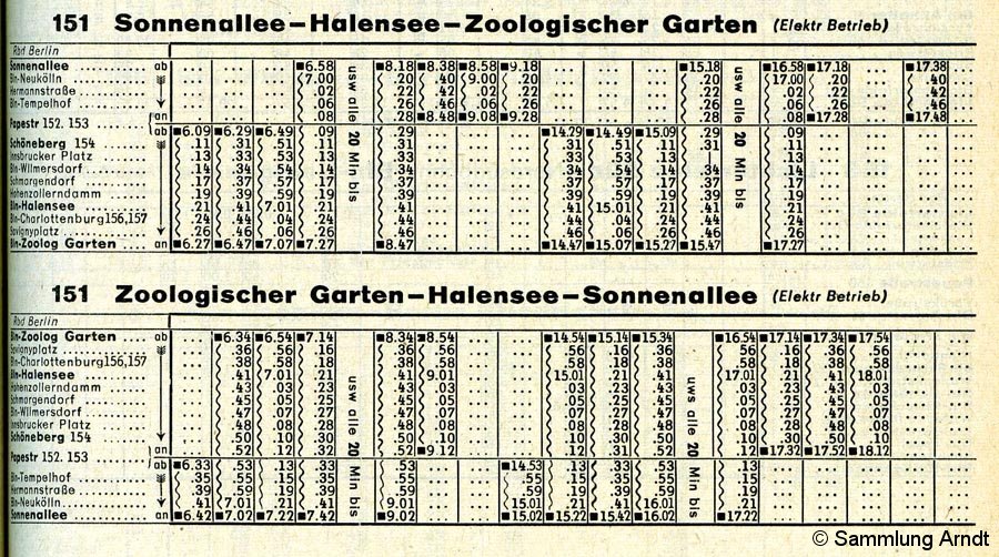 Bild: Strecke 151 - Winterfahrplan - I