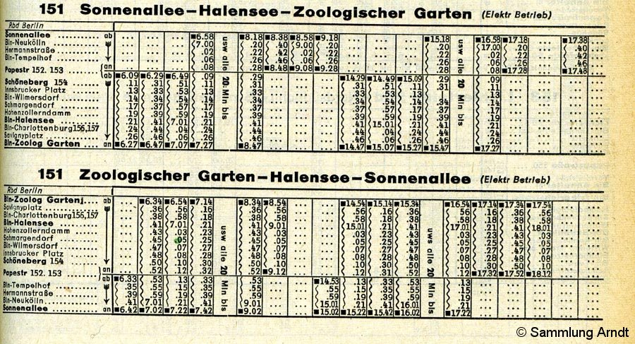 Bild: Strecke 151 - Winterfahrplan - II