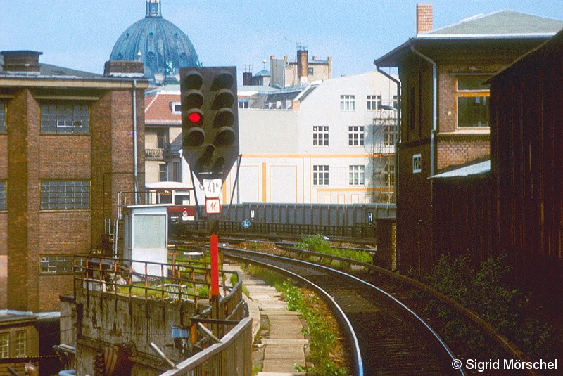 Bild: Gleissituation 1980er Jahre östliches Gleisfeld