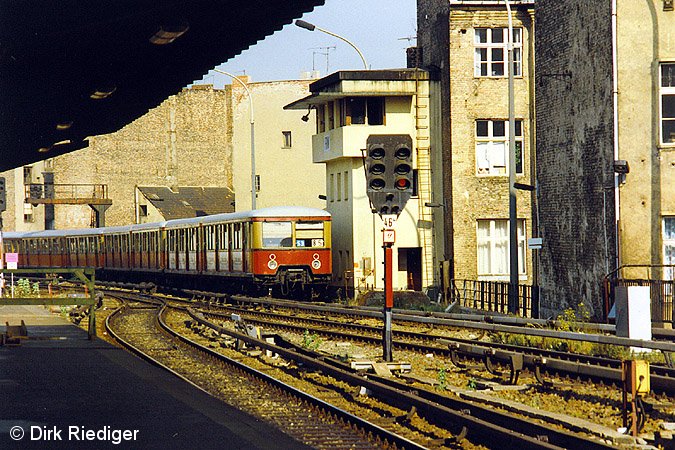 Bild: westliches Gleisfeld August 1992